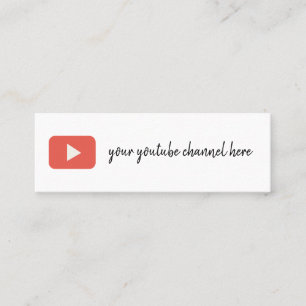 youtube visitkort