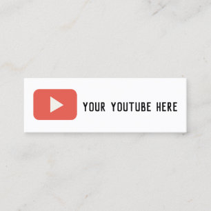 youtube visitkort