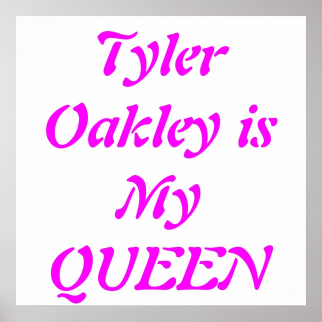 Youtuber Tyler Oakley Poster (Framsidan)