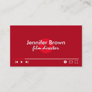 Youtuber Videoredigerare Kortfilmsmakare Vlogger Visitkort