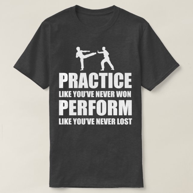 Youve får aldrig träna som Youve N T Shirt (Design framsida)