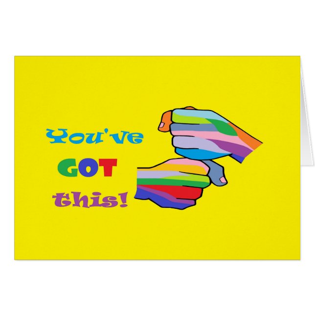 You've fick denna hälsningskort (Framsidan Horizontal)