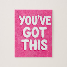 You've got this words on pink pussel