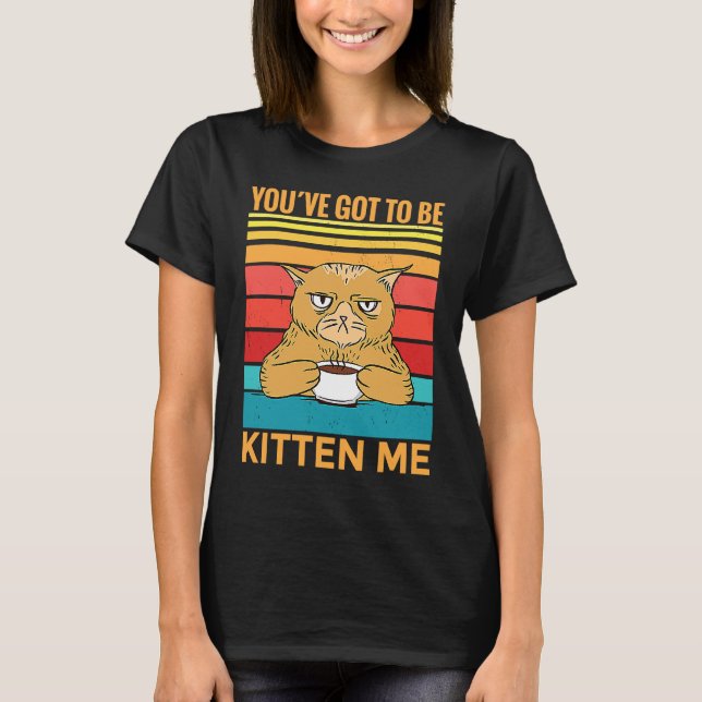 Youve Got To Be Kitten Me  I  Cat T Shirt (Framsida)