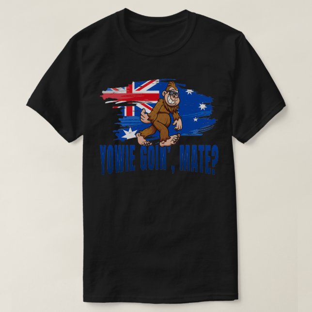 Yowie Doin Mate T Shirt (Design framsida)