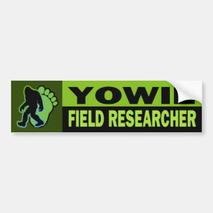 Yowie fältforskare bildekal