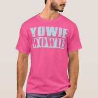 Yowie Wowie Vintage Light Blue Text