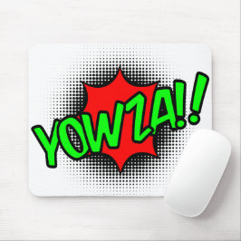 YOWZA! Popup Art Mouse Pad - NY Grönt Tecknad Burs Musmatta