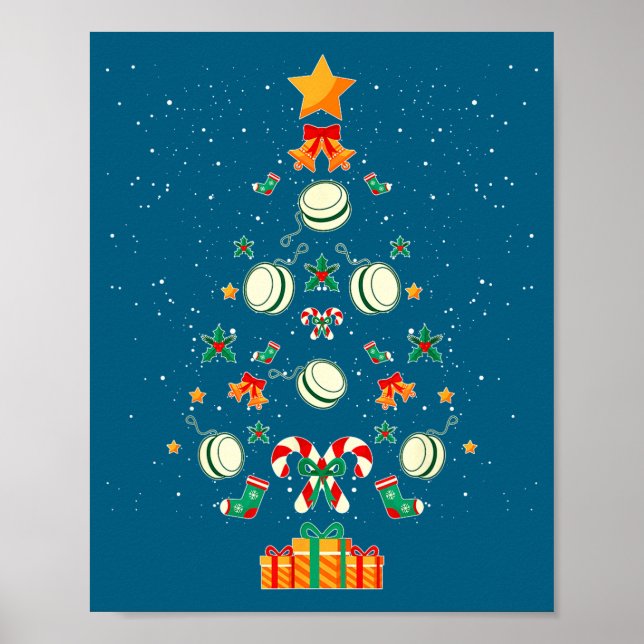 Yoyo Christmas Tree Xmas  Poster (Framsidan)