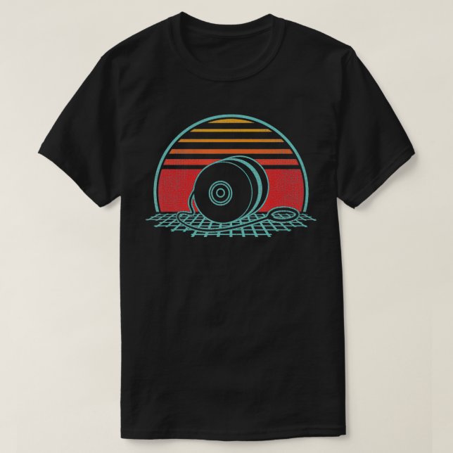 Yoyo Retro 80s Stil T Shirt (Design framsida)