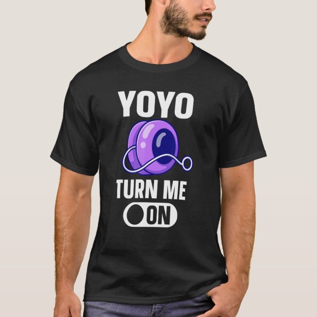YoYo Turn Me On Yo-Yo T Shirt (Framsida)