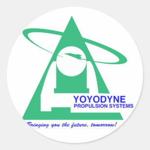 Yoyodyne Propulsion T-Shirt Runt Klistermärke
