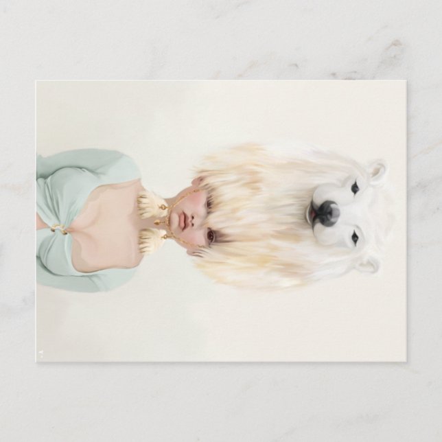 yppar päronflicka vykort (Framsida)