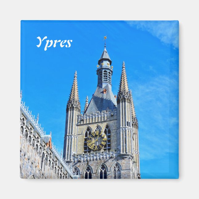 Ypres textilhall magnet (Framsidan)