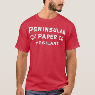 Ypsil Michigan Penininsular Pappert tecken T Shirt