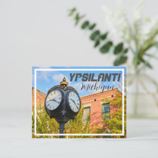 Ypsilanti Michigan Depot Town Postcard Vykort