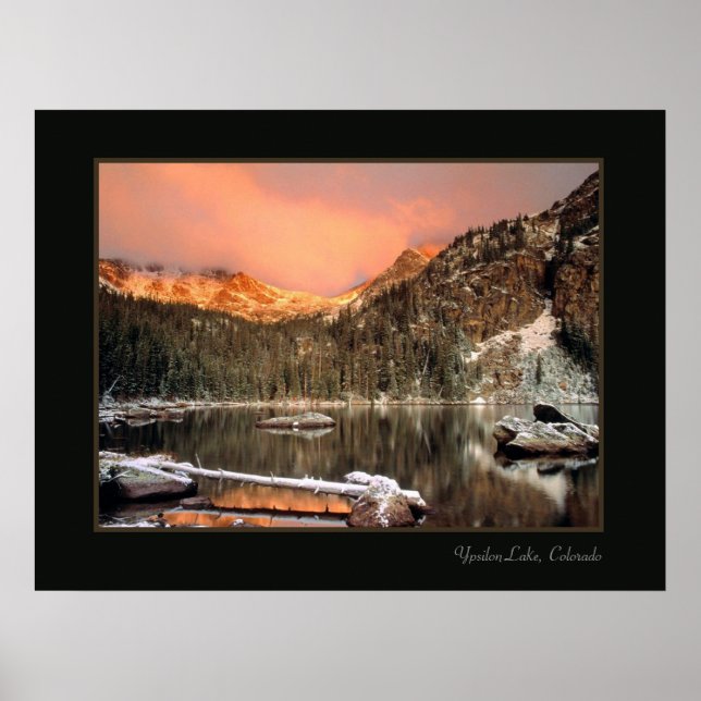 Ypsilon Sjö, Colorado Photo Print Poster (Framsidan)