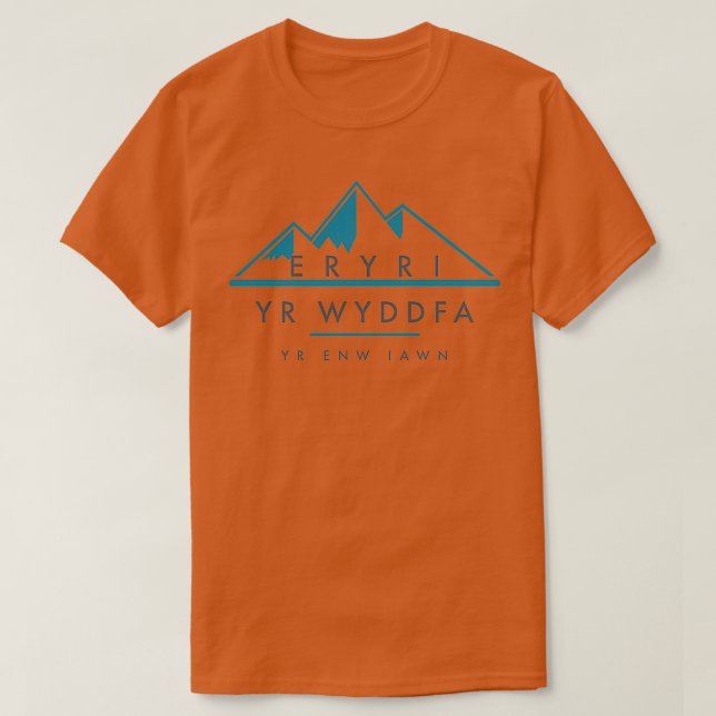 Yr Wyddfa Yr Enw Iawn 1 T Shirt (Design framsida)