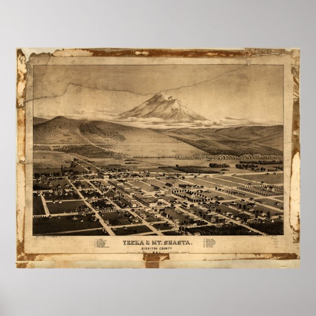 Yreka, Kalifornien (1884) Poster (Framsidan)