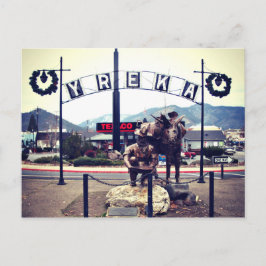 Yreka Miner Statue Vykort