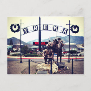Yreka Miner Statue Vykort