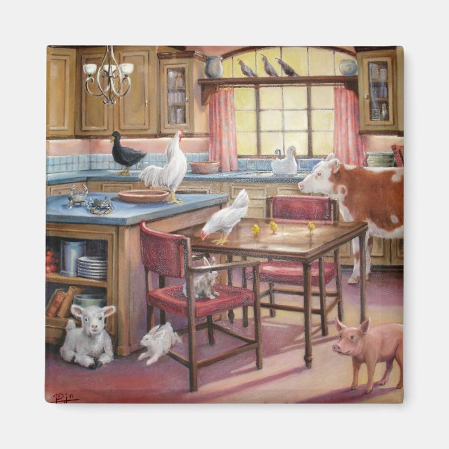 Yrke av köksmagnet magnet (Framsidan)