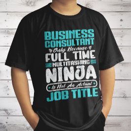 Yrke för affärskonsult, befattning t shirt