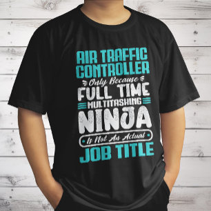 Yrke för befattningstitel för luft-trafikstyrninge t shirt