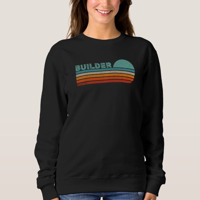 Yrke för BUILDER-befattning anställd arbetare T Shirt (Framsida)