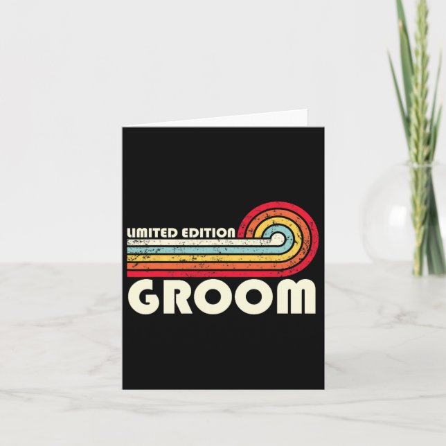 Yrke för Groom-jobbtitel Kort (Framsida)
