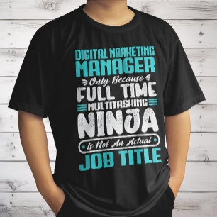 Yrke för yrkestitel för Digital Marknadsföring Man T Shirt