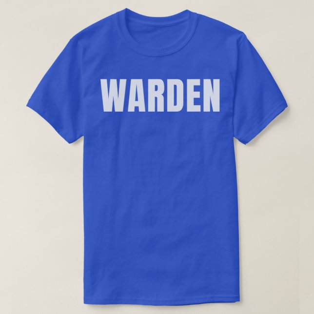 Yrke i Warden Funny Job Title Profesement Birthday T Shirt (Design framsida)