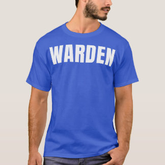 Yrke i Warden Funny Job Title Profesement Birthday T Shirt