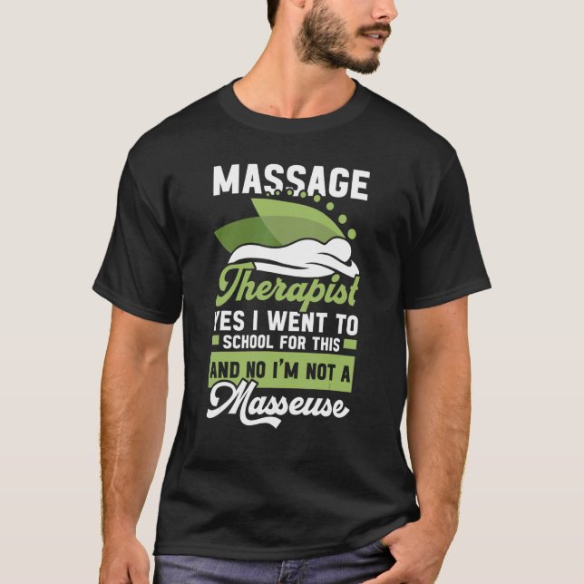 Yrke inom behandling av massageterapi t shirt (Framsida)