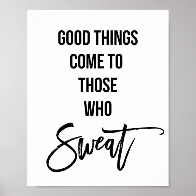 Yrke, övning, utspel Motivational Wall Art Poster (Framsidan)