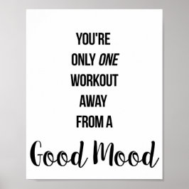 Yrke, övning, utspel Motivational Wall Art Poster