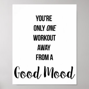 Yrke, övning, utspel Motivational Wall Art Poster