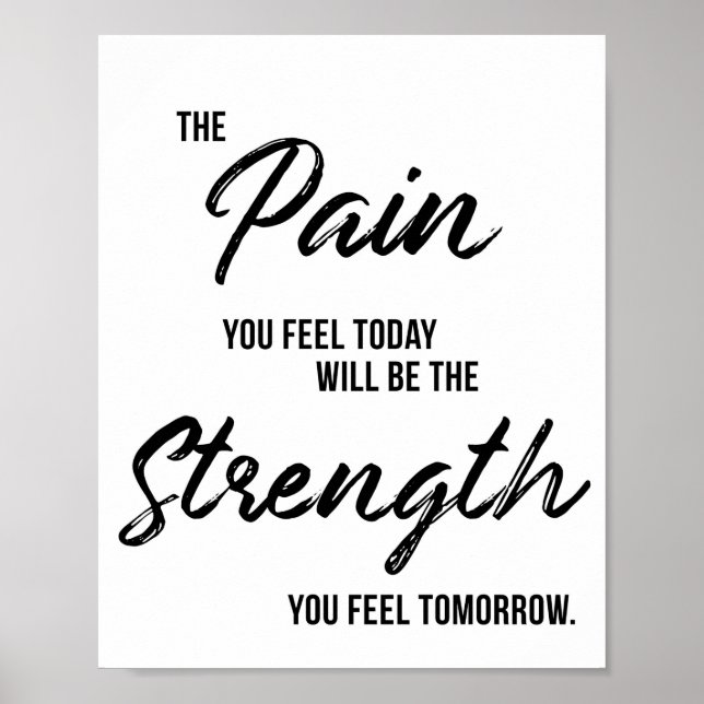 Yrke, övning, utspel Motivational Wall Art Poster (Framsidan)