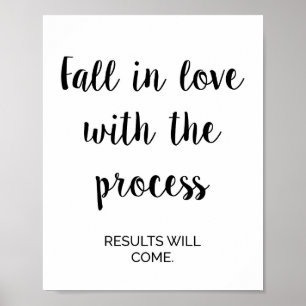 Yrke, övning, utspel Motivational Wall Art Poster