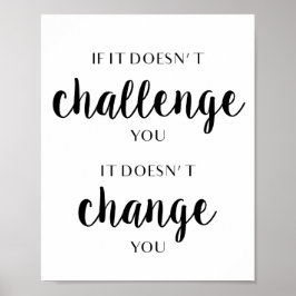 Yrke, övning, utspel Motivational Wall Art Poster