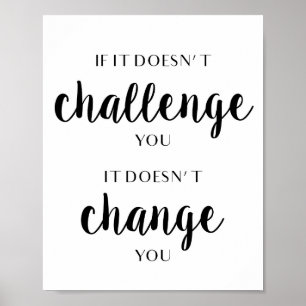 Yrke, övning, utspel Motivational Wall Art Poster