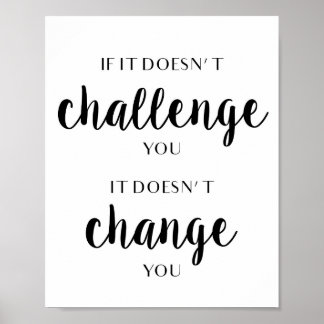 Yrke, övning, utspel Motivational Wall Art Poster