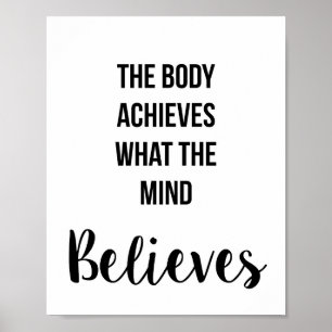 Yrke, övning, utspel Motivational Wall Art Poster