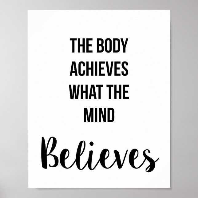 Yrke, övning, utspel Motivational Wall Art Poster (Framsidan)