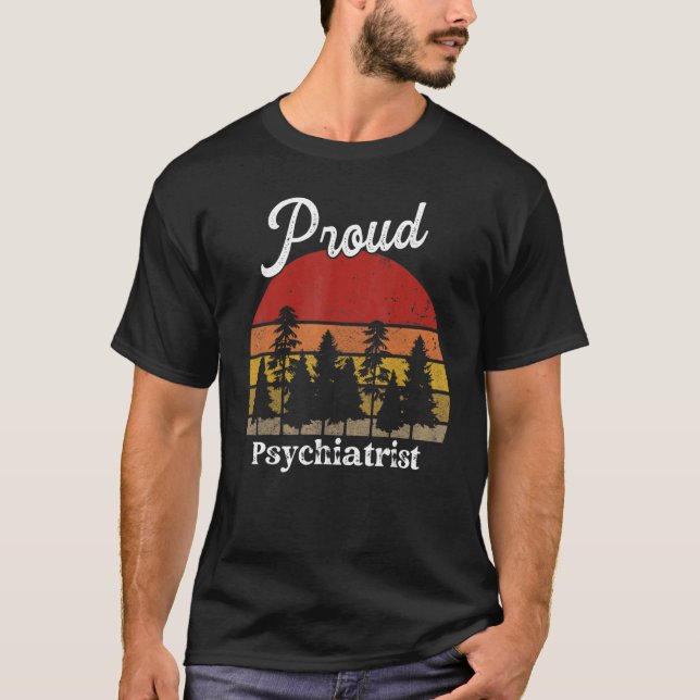 Yrken för Psychiatris-jobbtitel T Shirt (Framsida)