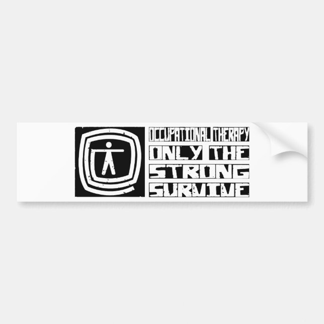 Yrkes- terapi överlever bildekal (Framsidan)