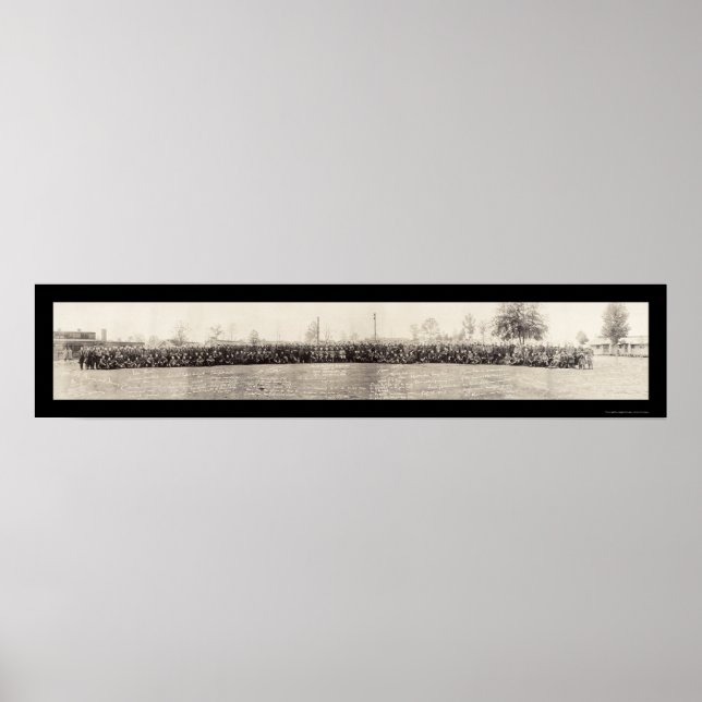 Yrkesarméns Camp Greenleaf Photo 1918 Poster (Framsidan)