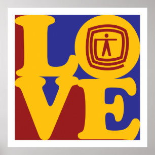 Yrkesbehandling Kärlek Poster