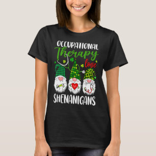 Yrkesbehandling Kärlek Shenanigans Gnomes St Pa T Shirt