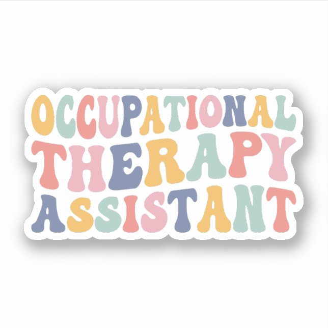 Yrkesbehandlingsassistent OTA Student Gift Klistermärken (Framsida)